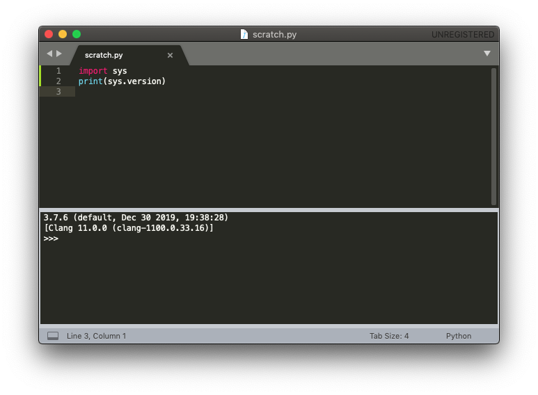 Run Python 3 on Sublime Text (Mac) | by Wafiq Syed | Towards Data Science