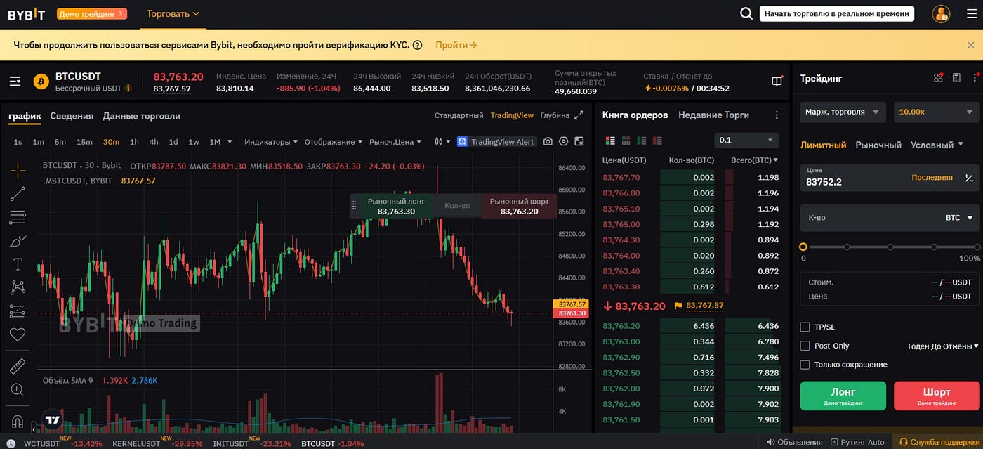 ᐅ Registration and verification on the Bybit (Baibit) exchange: detailed  instructions for 2025 + bonus for beginners | by Profvest | Medium