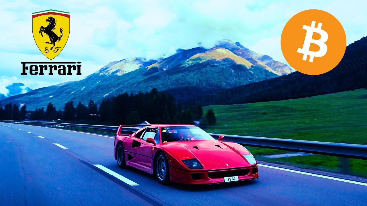 Ferrari Drives into Europe: Now Accepting Bitcoin and Crypto Payments | by  ZeroRequiem | Coinmonks | Medium