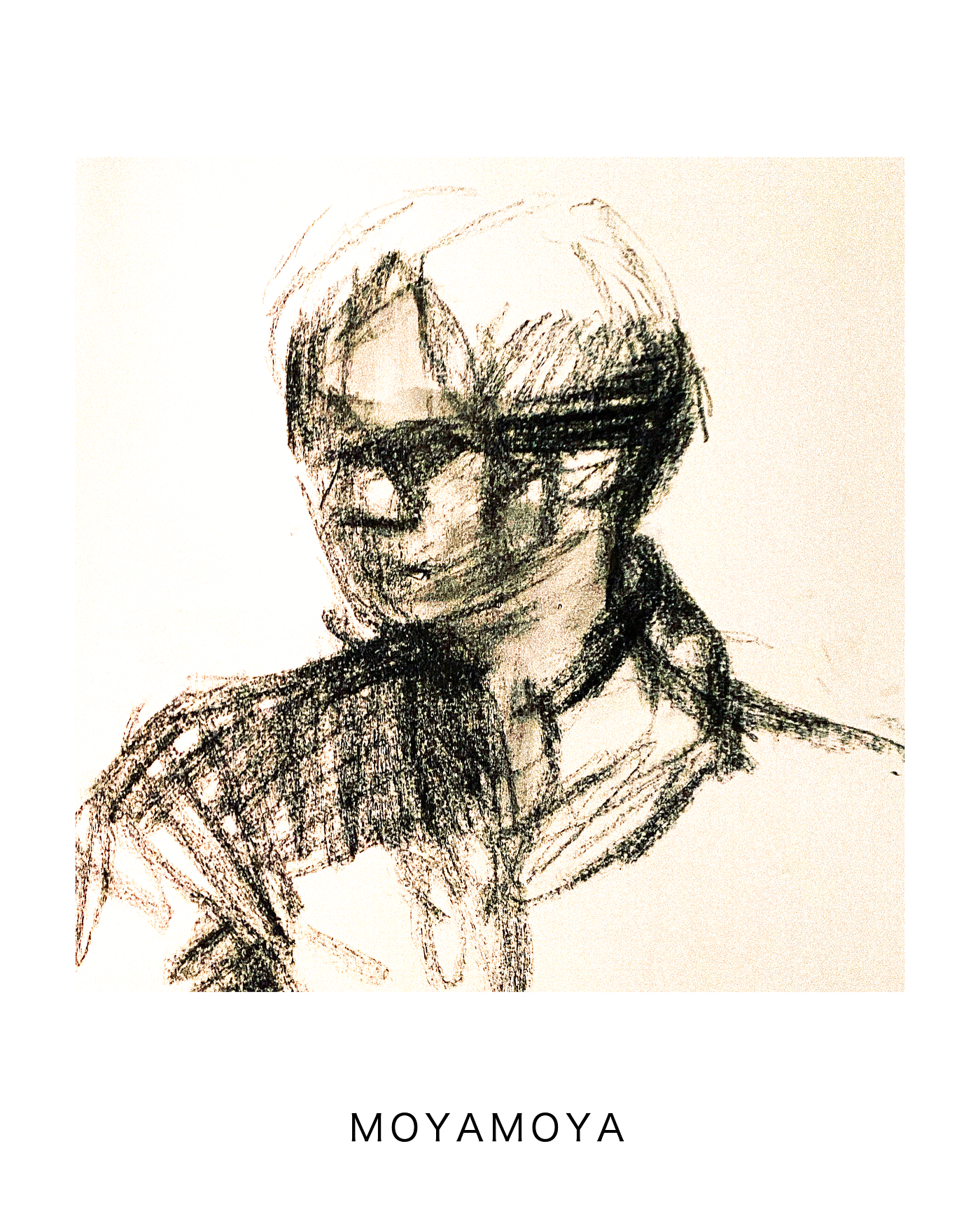 HiNA — Charcoal Drawing: Kazuya Fujita
