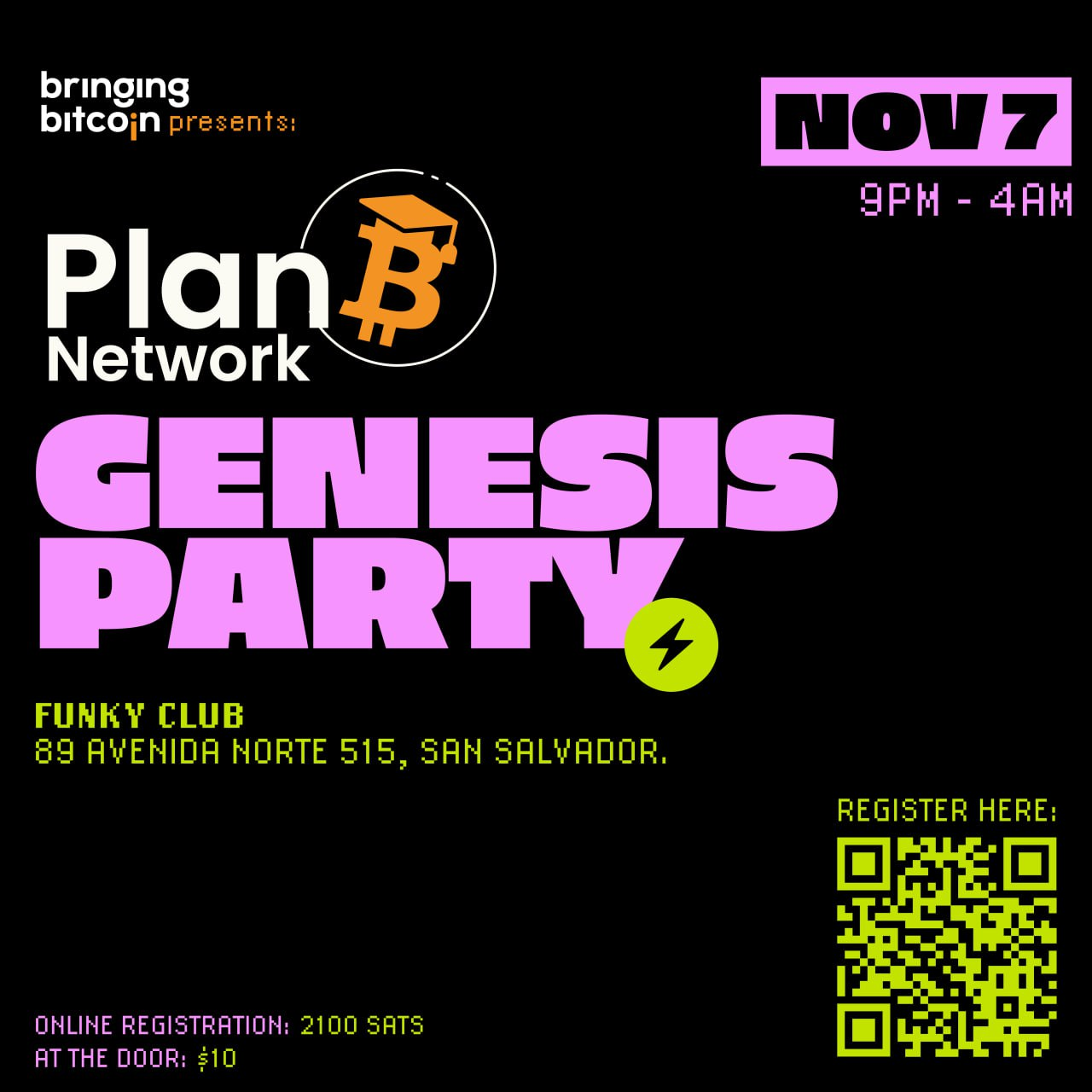 AB23 Schedule, Housekeeping and Side Events | by Adopting Bitcoin | Medium