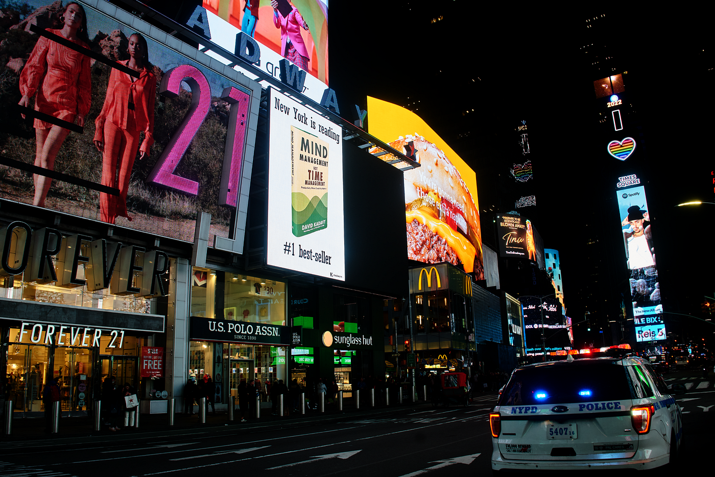 Forever 21 Billboard, Times Square