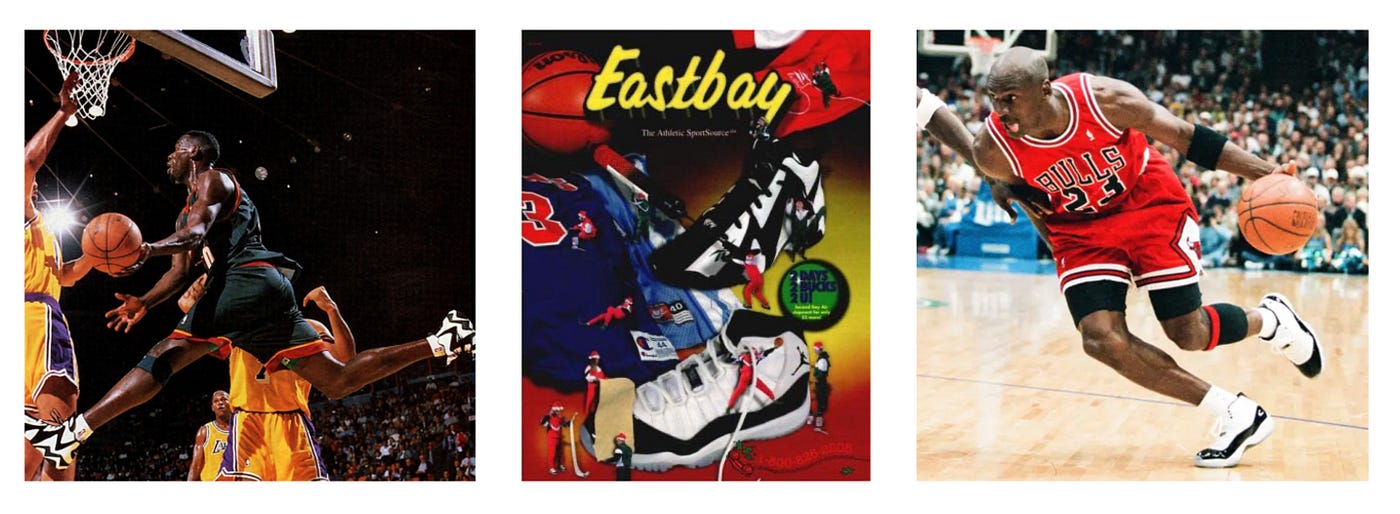 1996 Eastbay Winter Christmas Season Catalog 90s Basketball sports