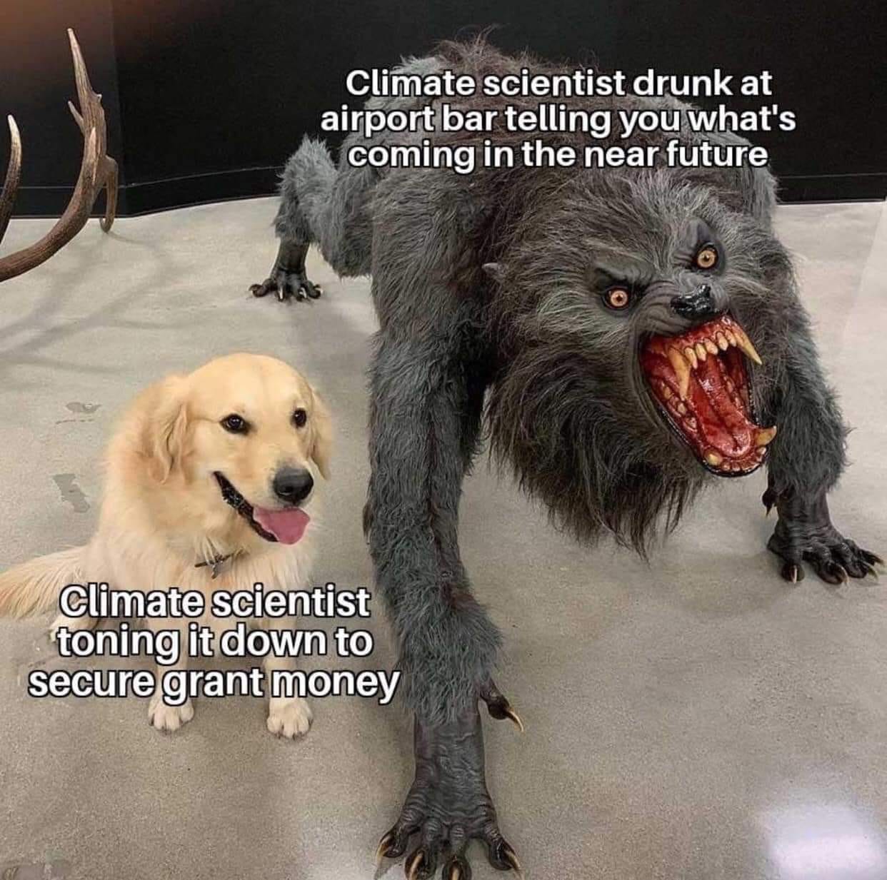 Climate doom wolf