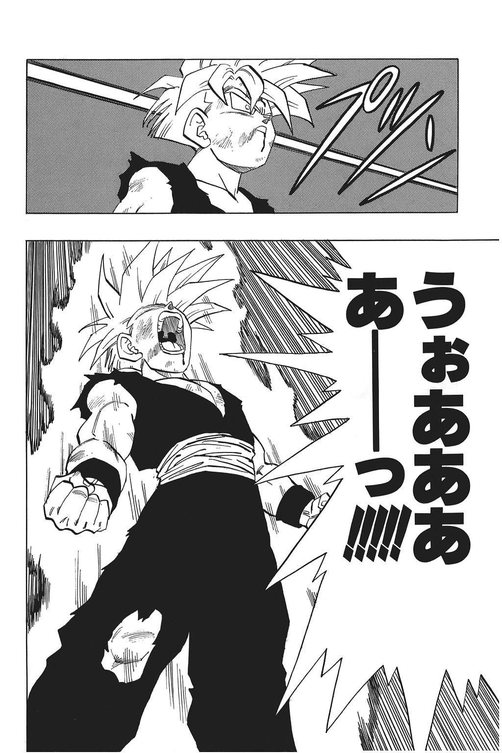 Goku Vegeta Gohan Freeza Super Saiyajin, desenho de linha, ângulo