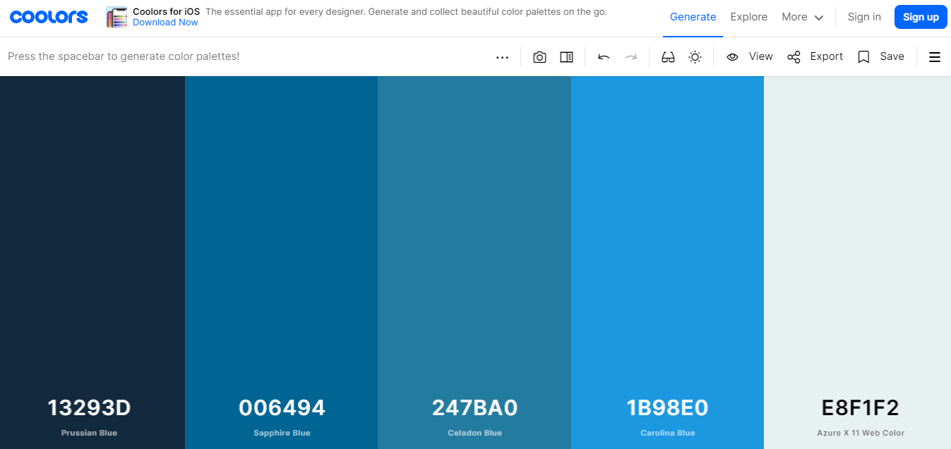 Nove sites de paletas de cores que todo UI designer precisa conhecer | by  Bruna Noronha | UX Collective 🇧🇷