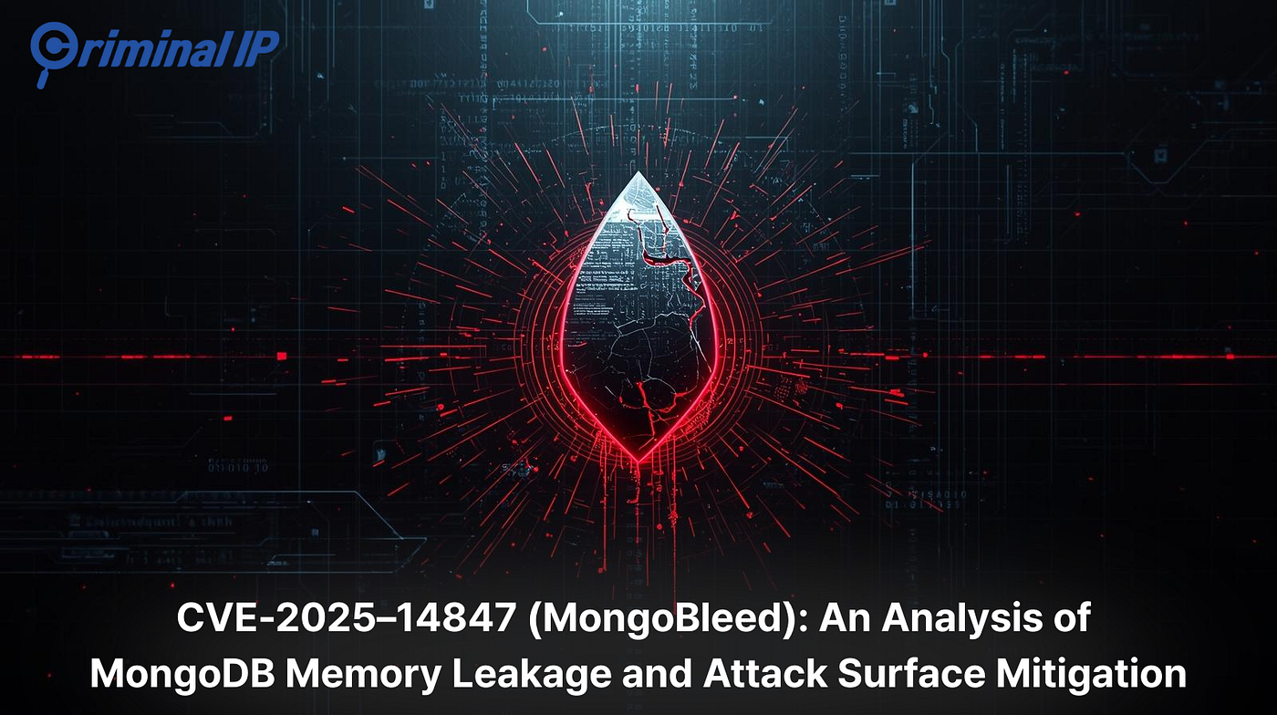 CVE-2025–14847 (MongoBleed): An Analysis of MongoDB Memory Leakage and Attack Surface Mitigation
