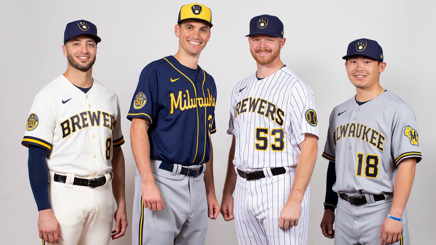 GloveStory: New Logo & Uniforms Introduced For The Next Generation of  Brewers Baseball, by Caitlin Moyer