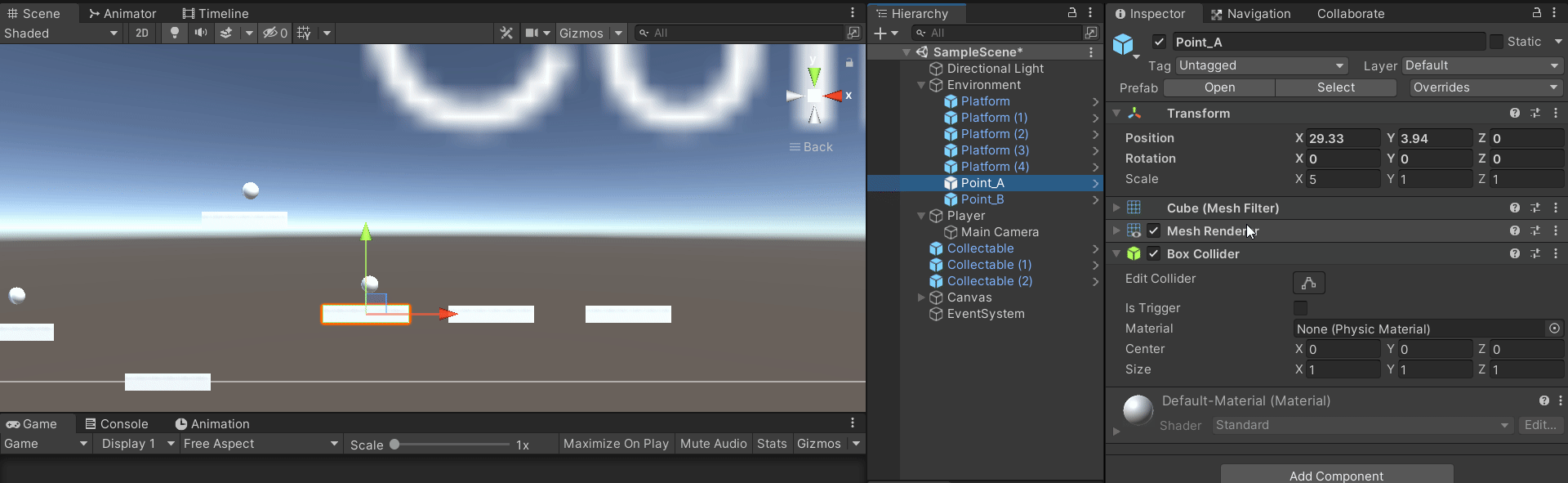 Journal 77 — Unity 2.5D Platformer, Platforms Lives and Respawn | by Chris  Nielsen | Medium