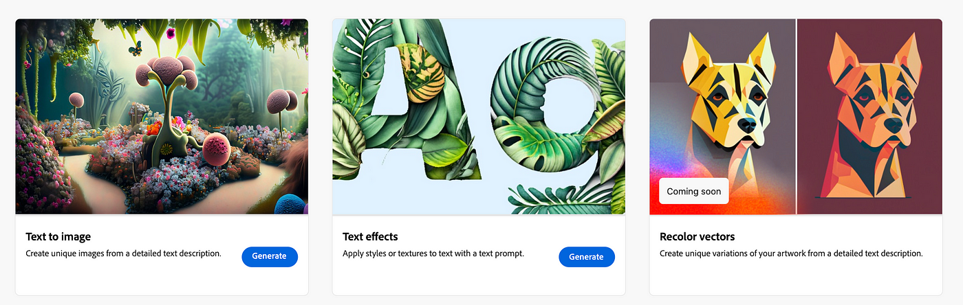 Generate text effects using generative AI