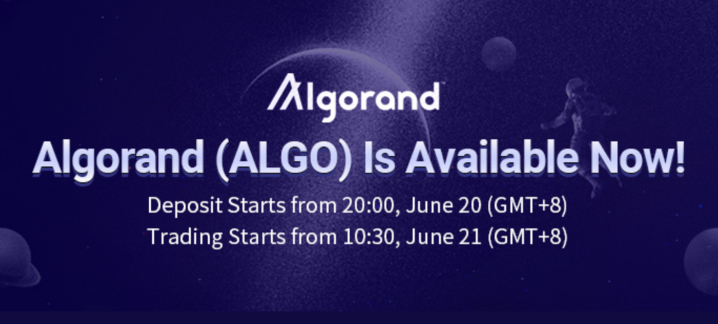 Huobi Global Becomes The 1st Global Exchange To Support Rewards For ALGO  Holders | by htxofficial | Medium