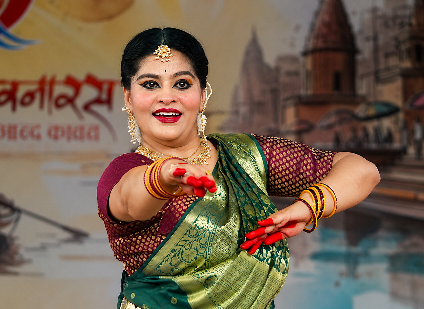Guru-Disciple Duo Shines at Varanasi’s Prestigious Ghat Sandhya Festival