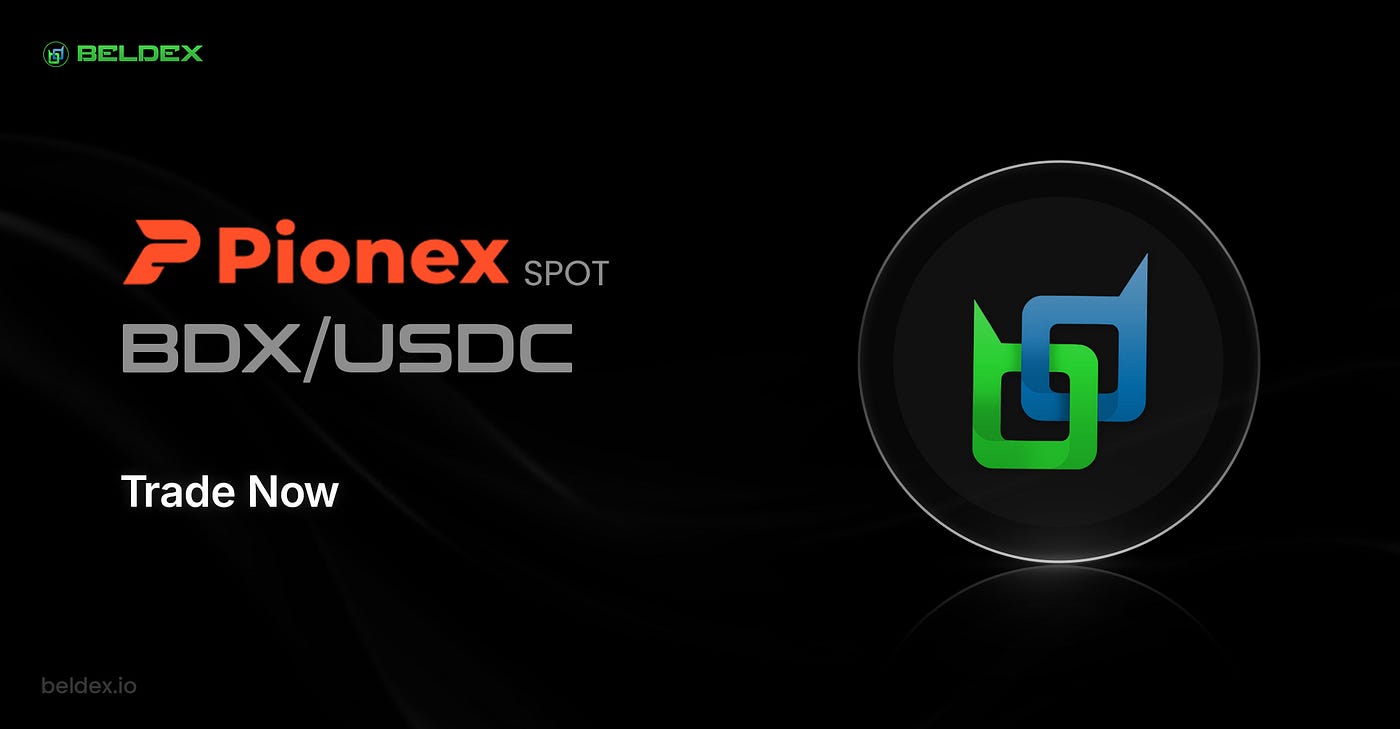Beldex (BDX) Is Now Live on Pionex Global Exchange