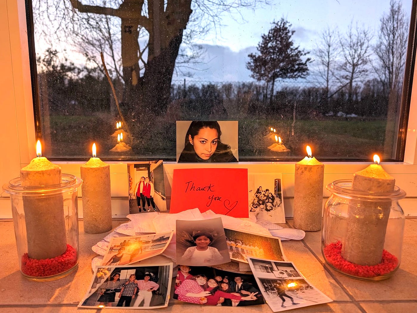 My little make-shift temple. I’m starting a new chapter in my life. Photo by Author.