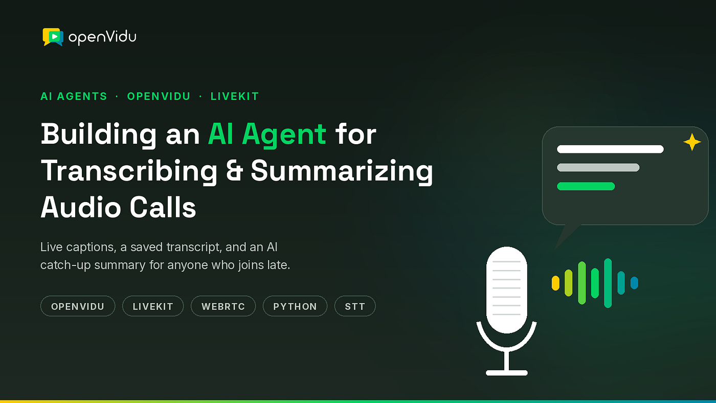 Building an AI agent for transcribing and summarizing audio calls