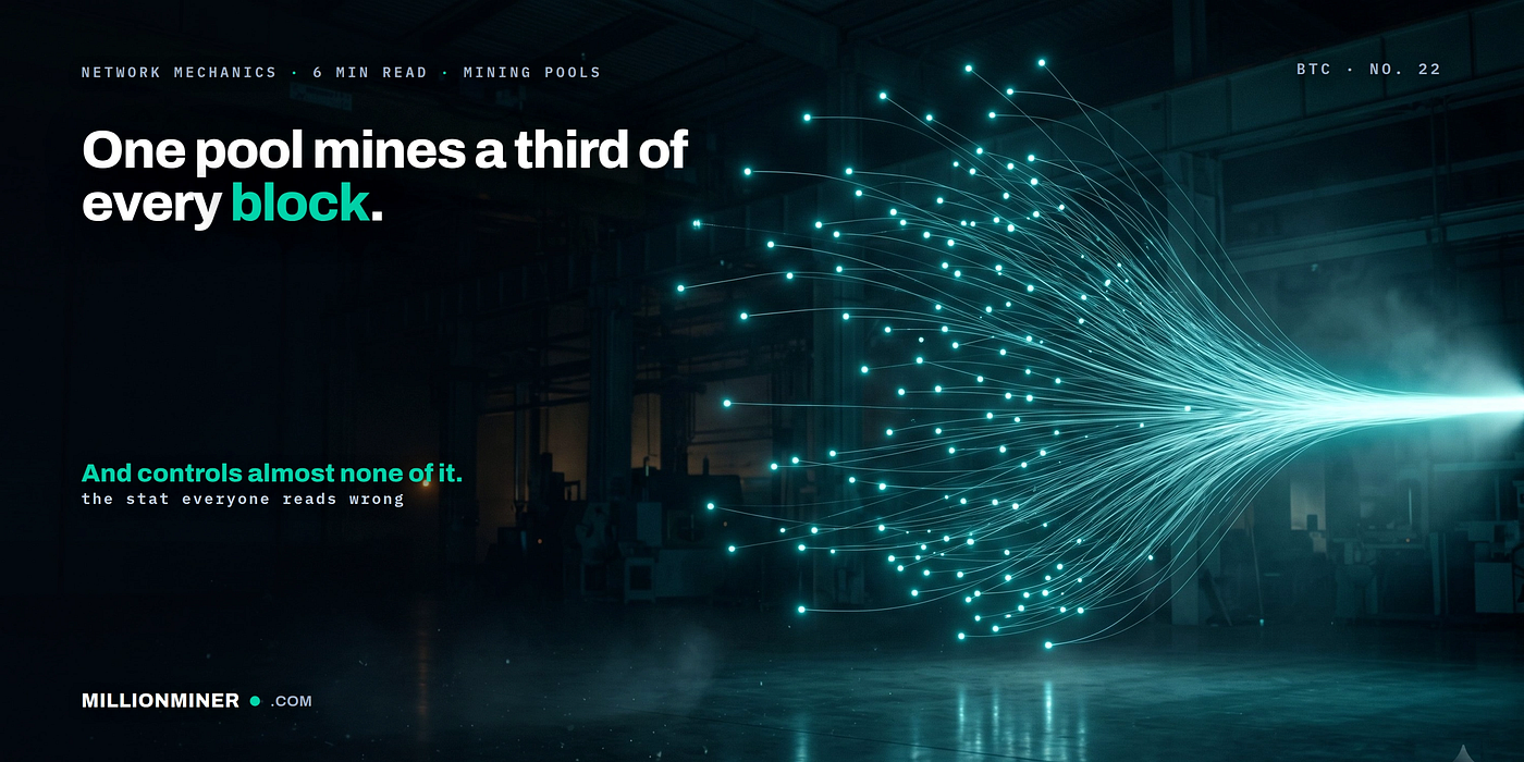 One Pool Mines a Third of Every Bitcoin Block. Here’s Why That Isn’t the Threat It Looks Like.