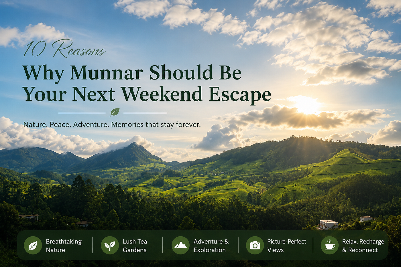Why Munnar Should Be Your Next Weekend Escape: 10 Reasons You’ll Fall in Love with Kerala’s Hill…