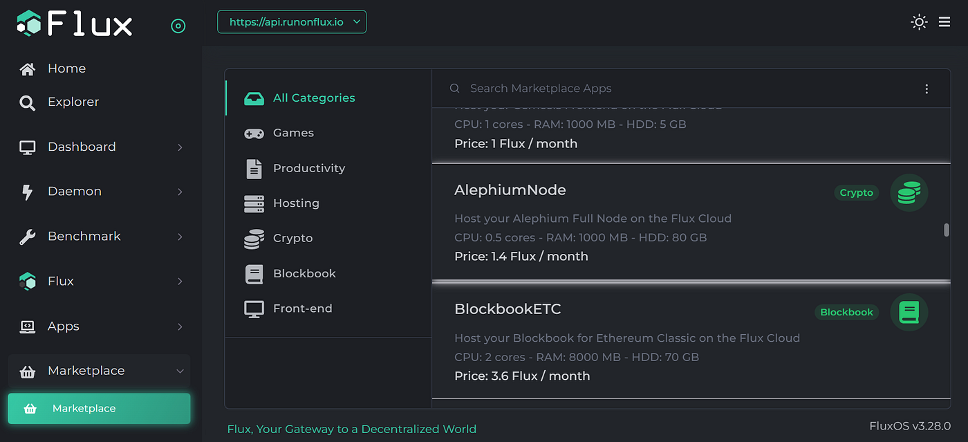 Tutorial: host your Alephium full-node via Flux | by Oheka | Medium
