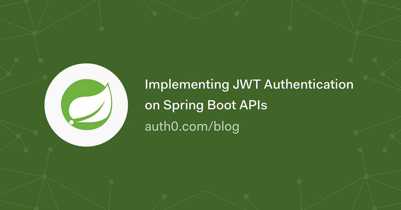 Implementing jwt authentication sales on spring boot apis