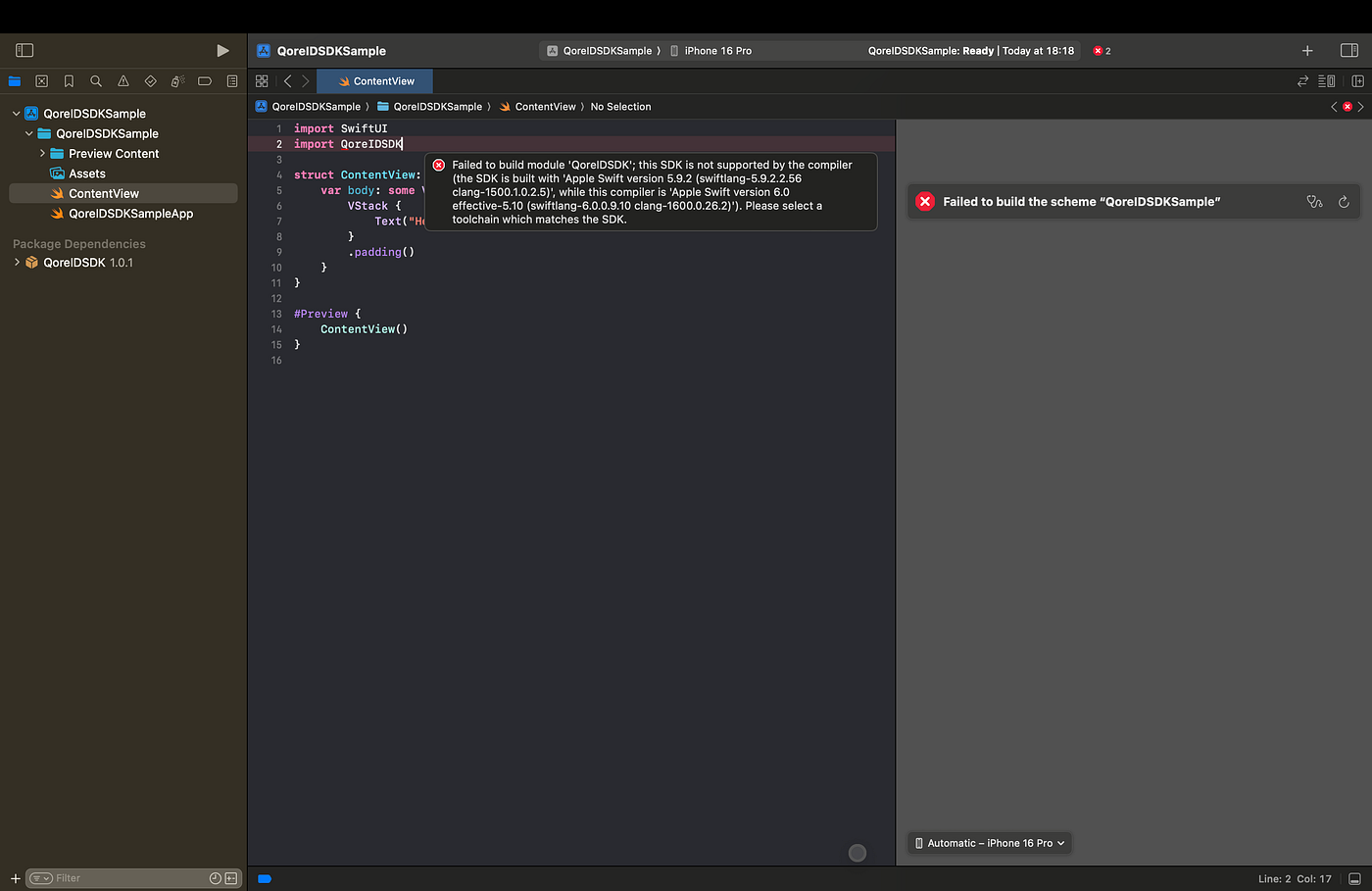 How to use the Qore ID iOS SDK in Swift UI | by Onyekachi | Medium