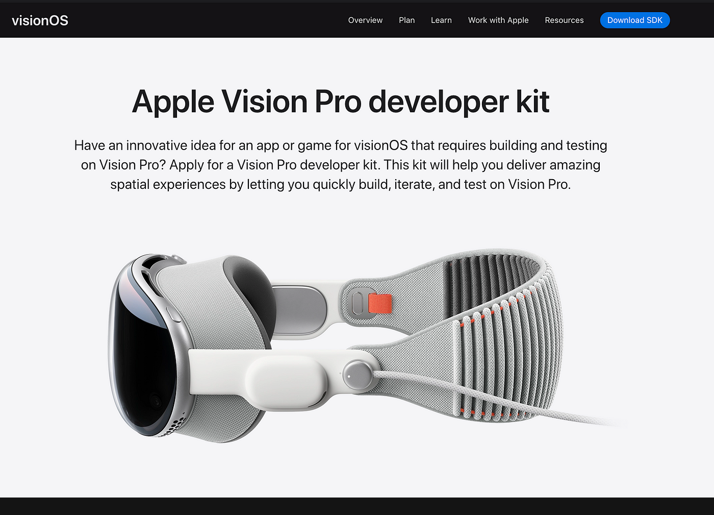Developer Kit - visionOS - Apple Developer