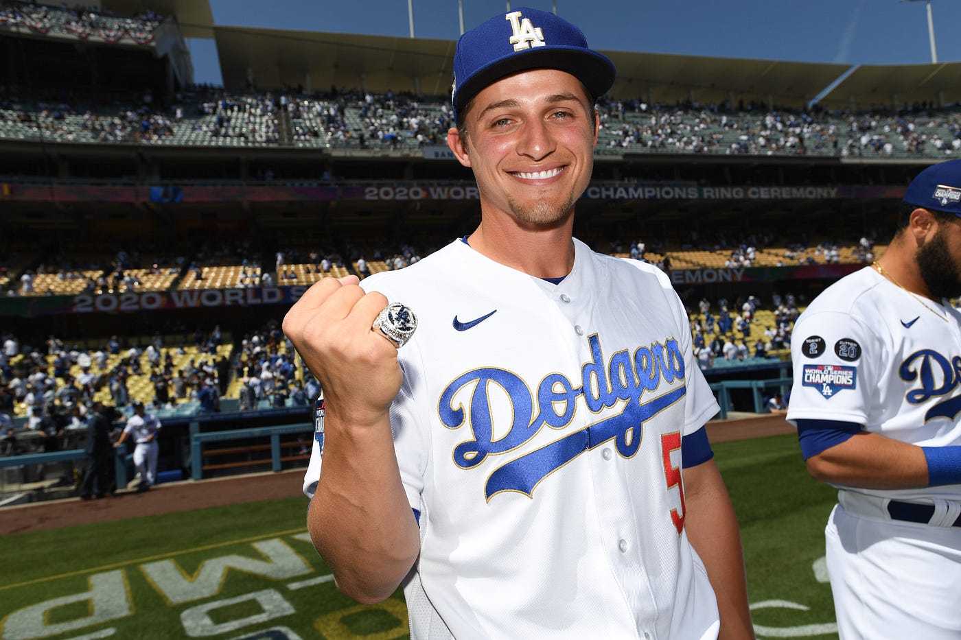 Dodgers receive their 2020 World Series rings