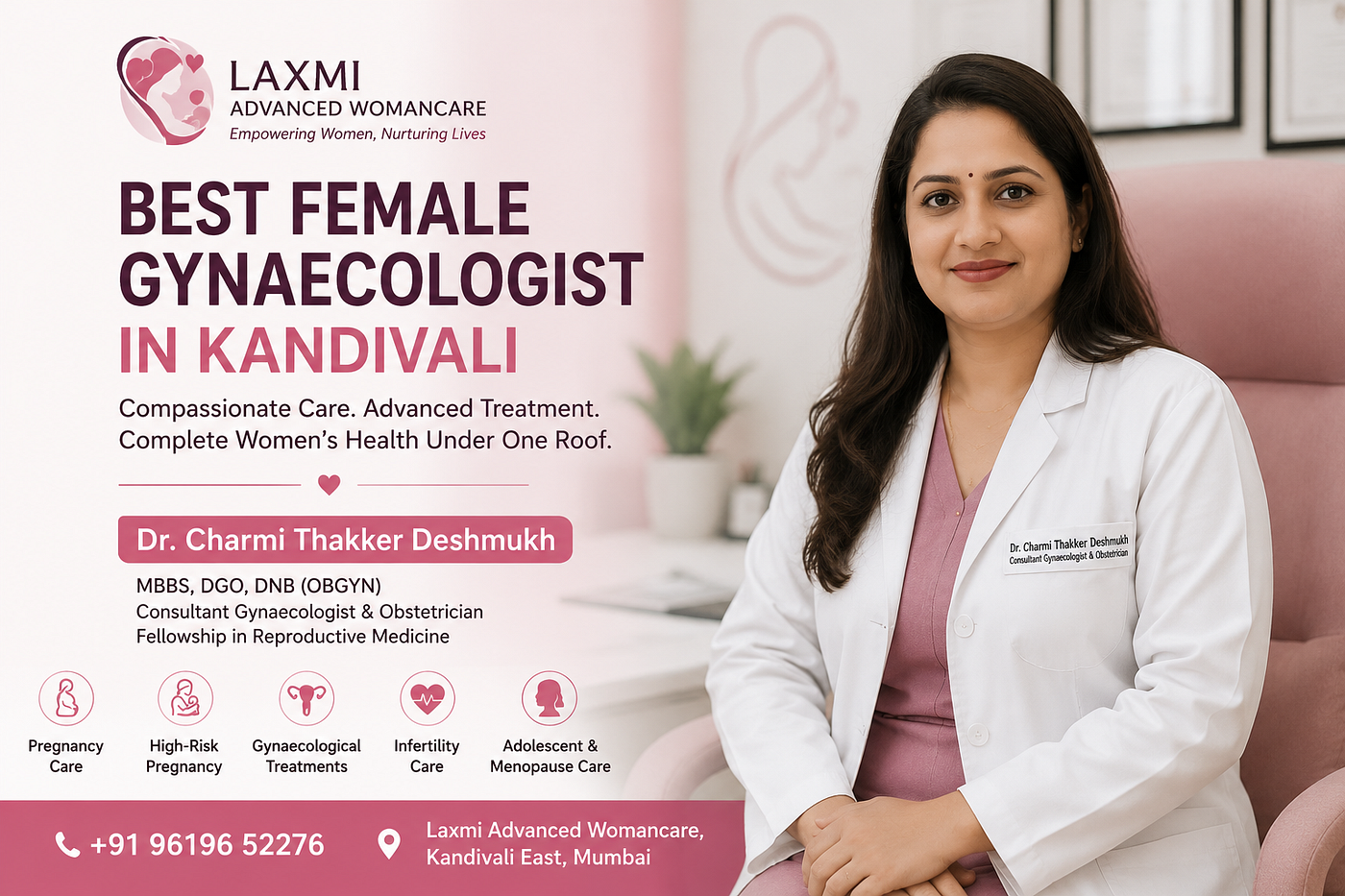 Best Female Gynaecologist in Kandivali — Compassionate Women’s Healthcare at Every Stage