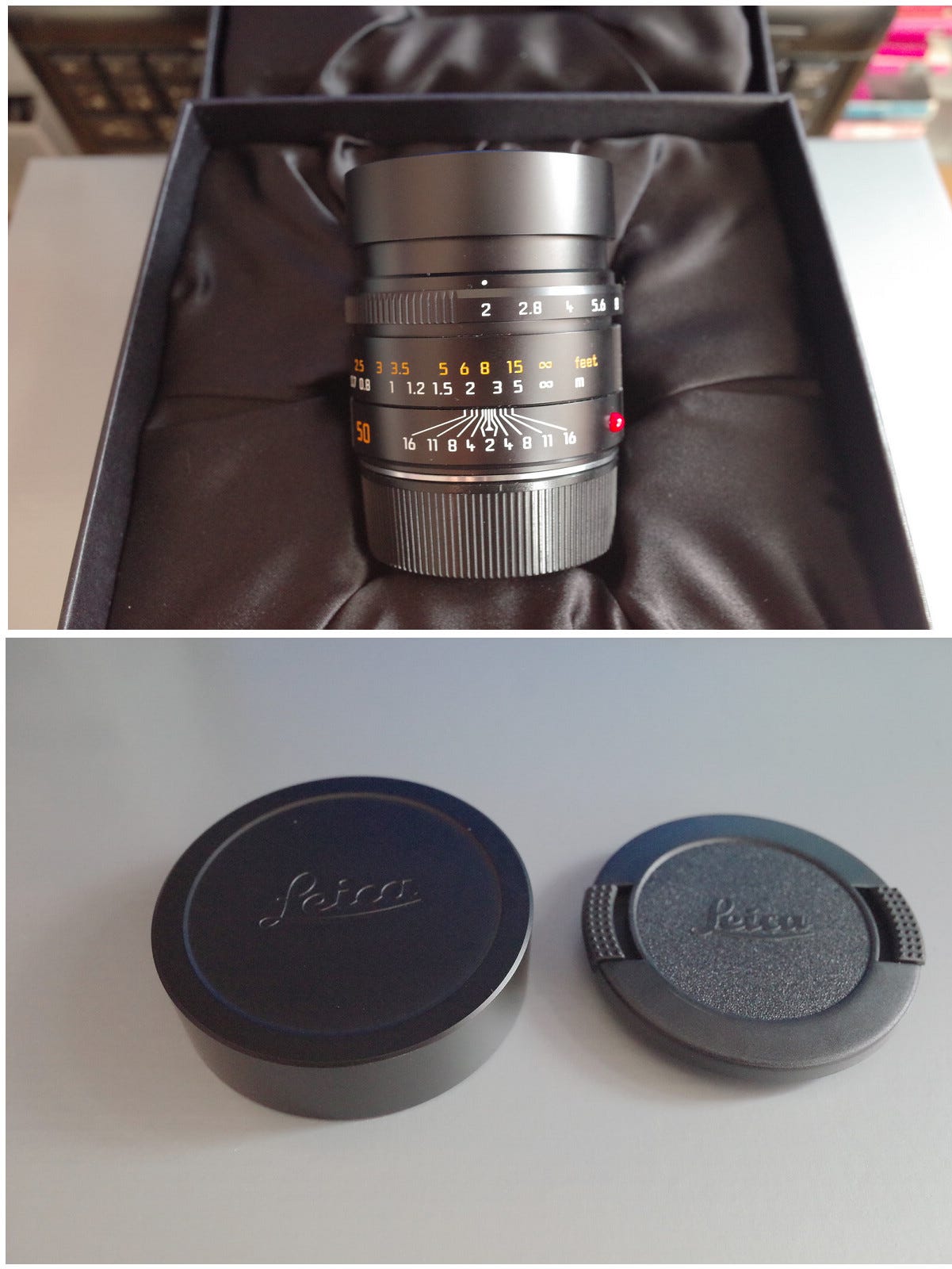 LEICA APO-SUMMICRON-M 50MM F/2 ASPH LENS 11141 Unbox & brief