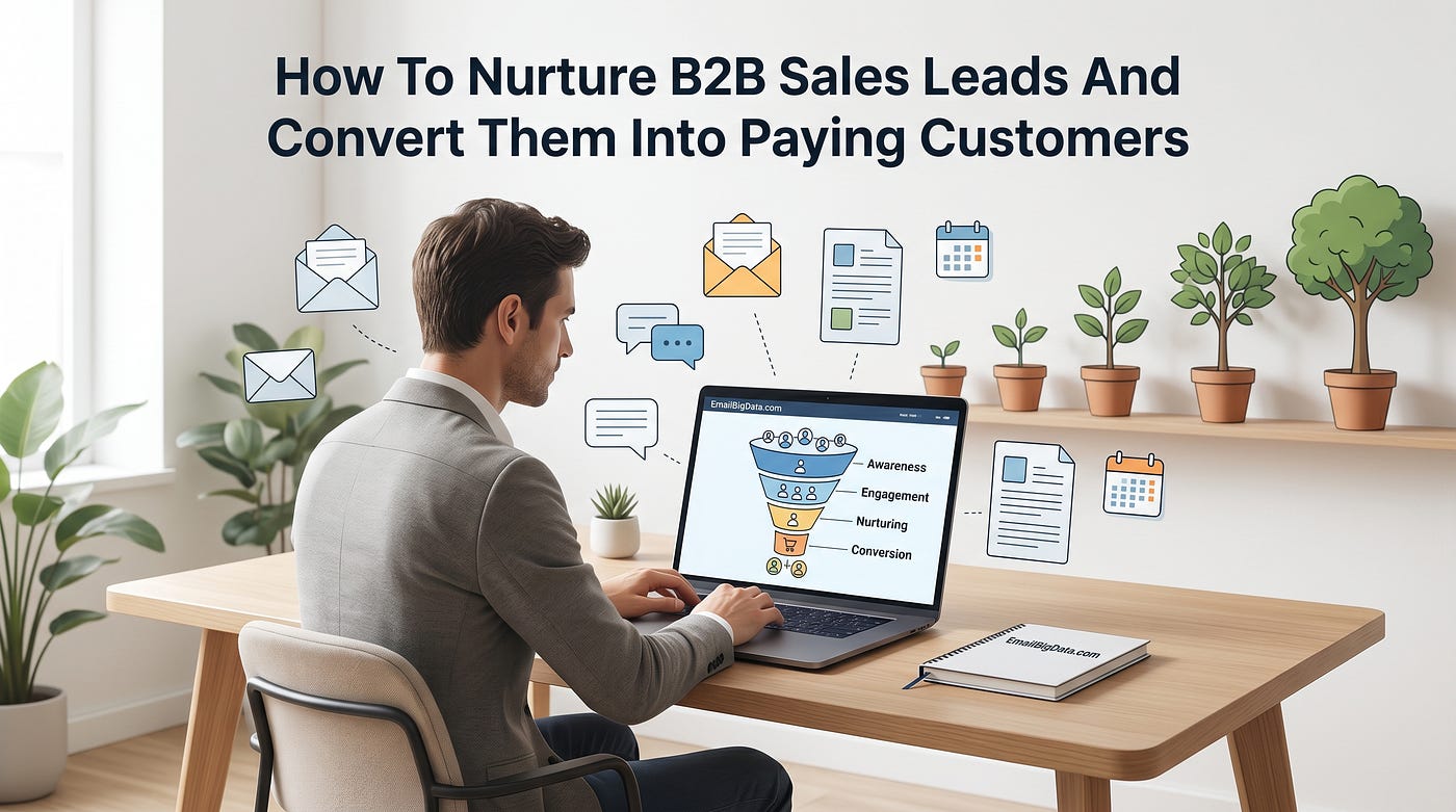 How To Nurture B2B Sales Leads And Convert Them Into Paying Customers