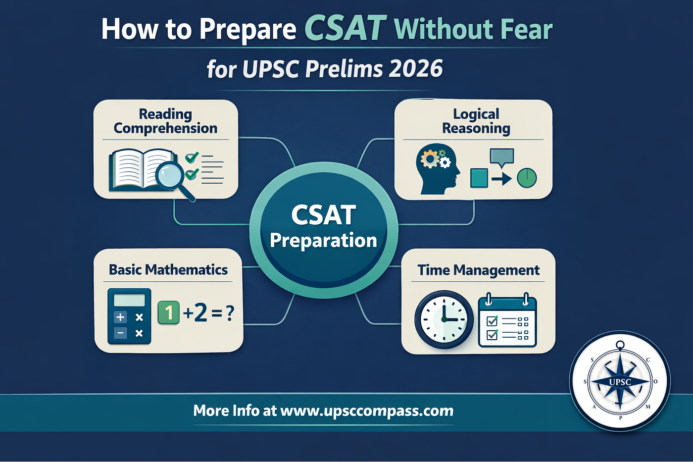 How to Prepare CSAT Without Fear for UPSC Prelims 2026 (Qualify Confidently)