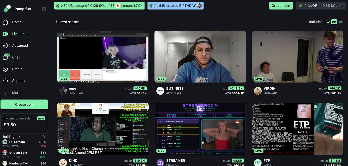 How to Stream on Pump Fun. Livestreaming tutorial on pump.fun with… | by  Przemek Chojecki | Medium