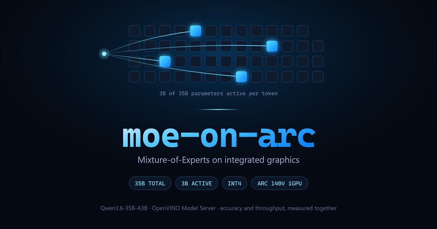 Running Qwen3.6–35B-A3B on an Arc 140V iGPU