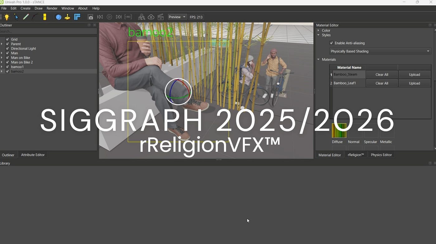 Univah at SIGGRAPH 2025/2026 — The New Real-Time Motion Graphics Software Challenging MASH and…