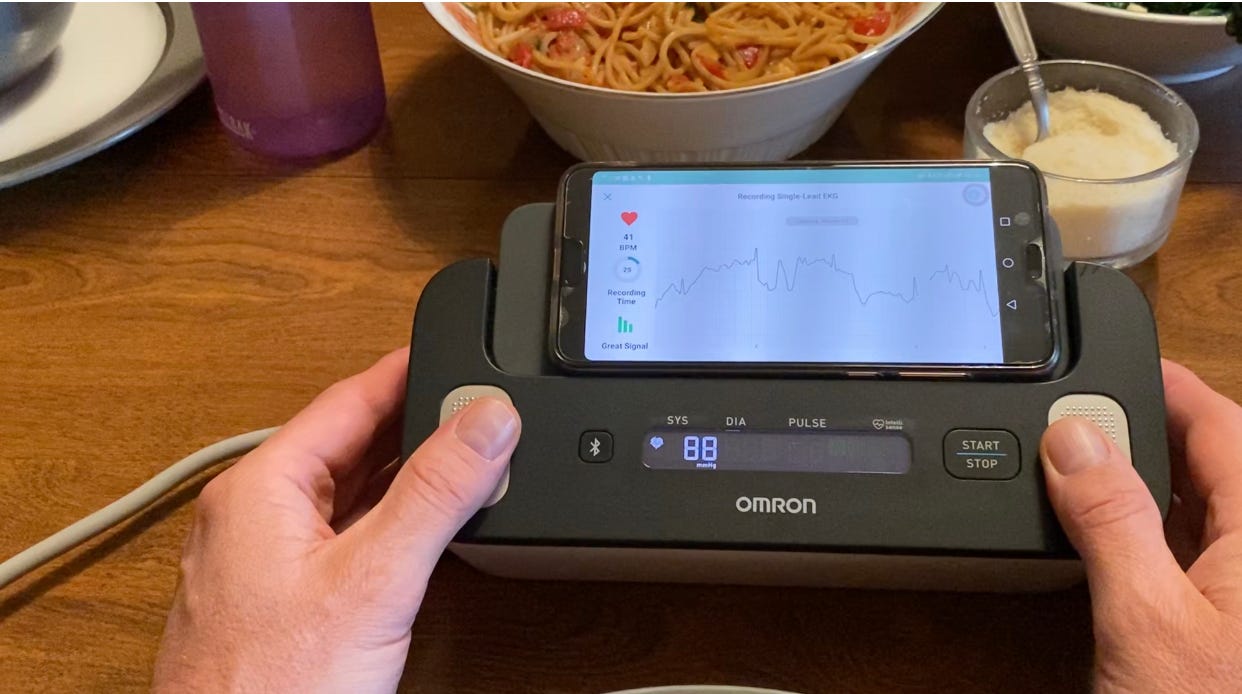 Omron Complete Blood Pressure Monitor + Ekg NEW Box
