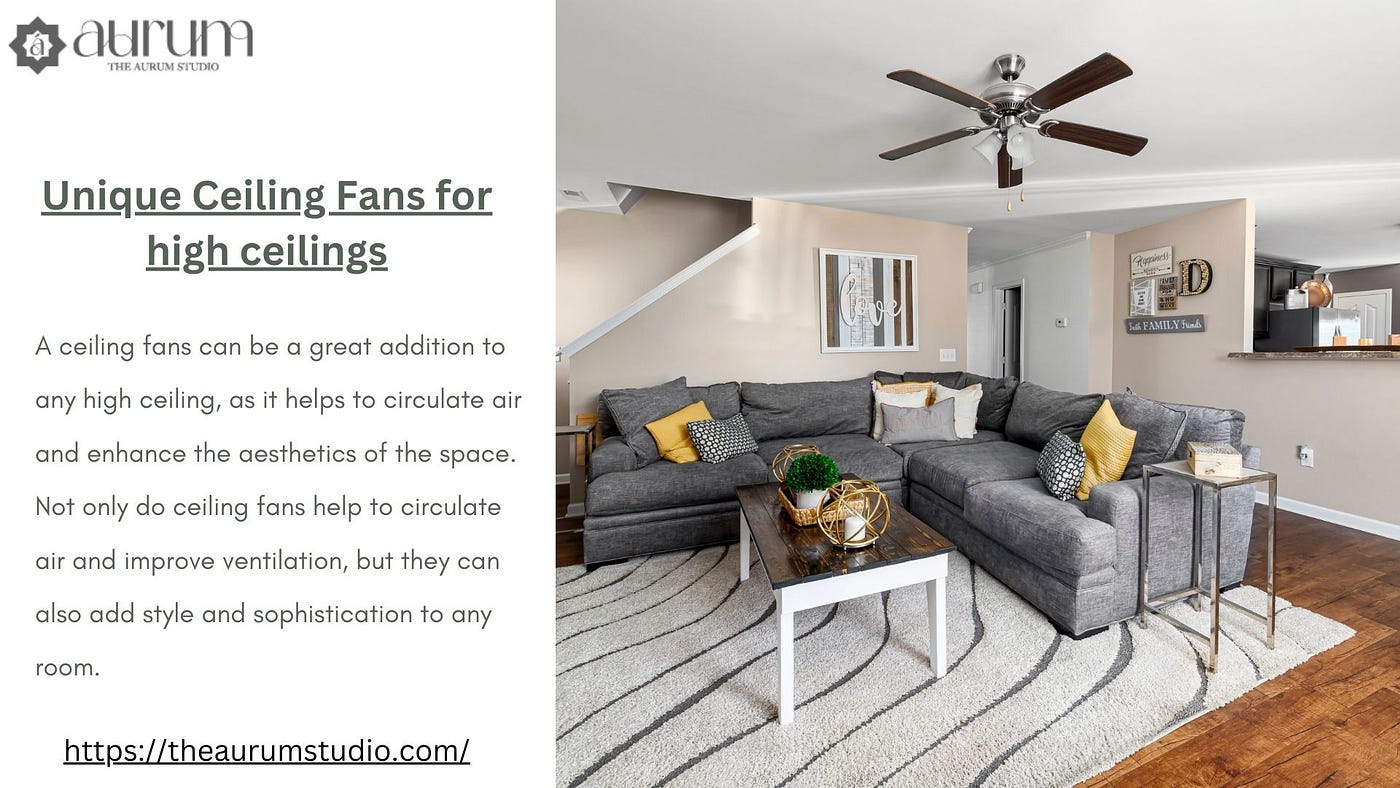 Ceiling fans with lights 2024 for vaulted ceilings