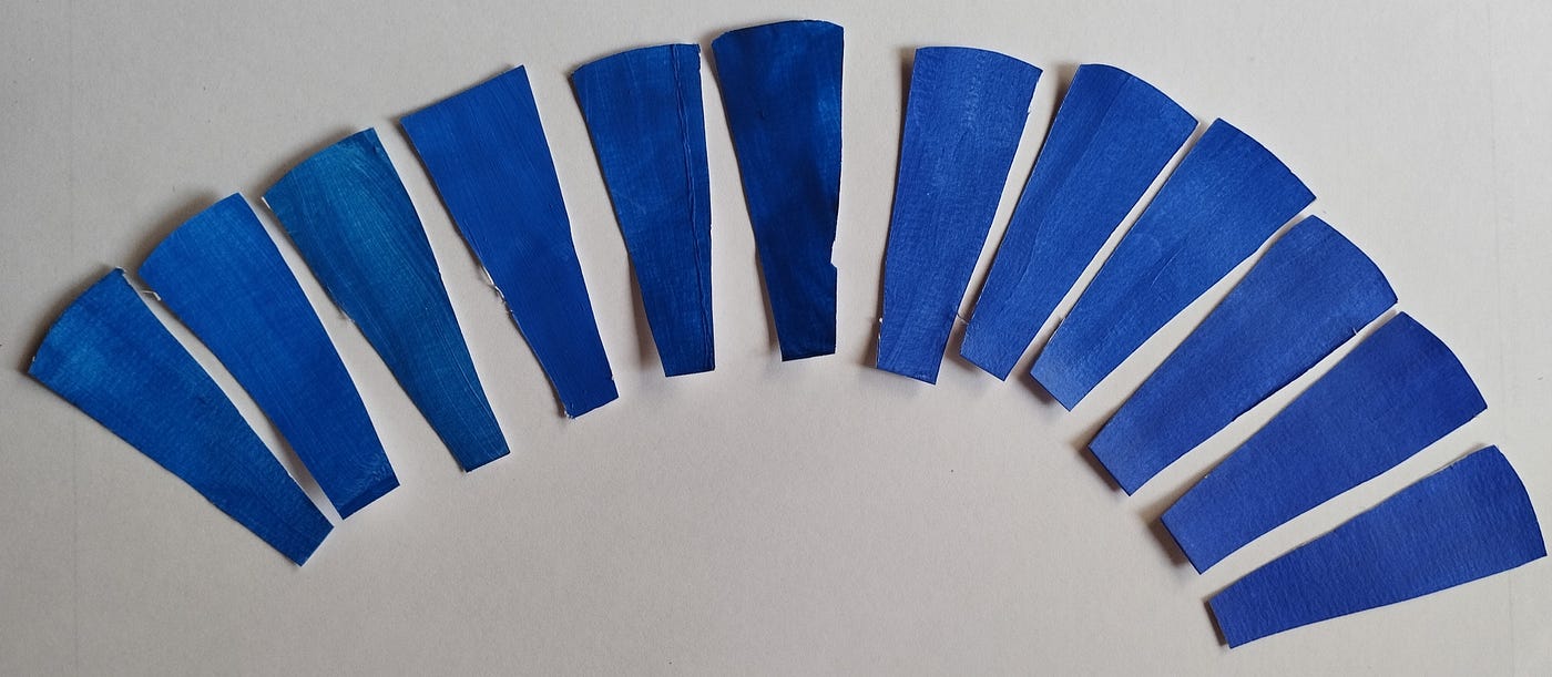 Prueba de azules