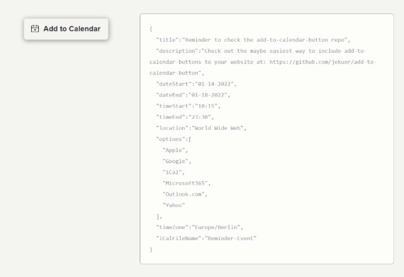 Finally, a working Add-to-Calendar Button | Medium