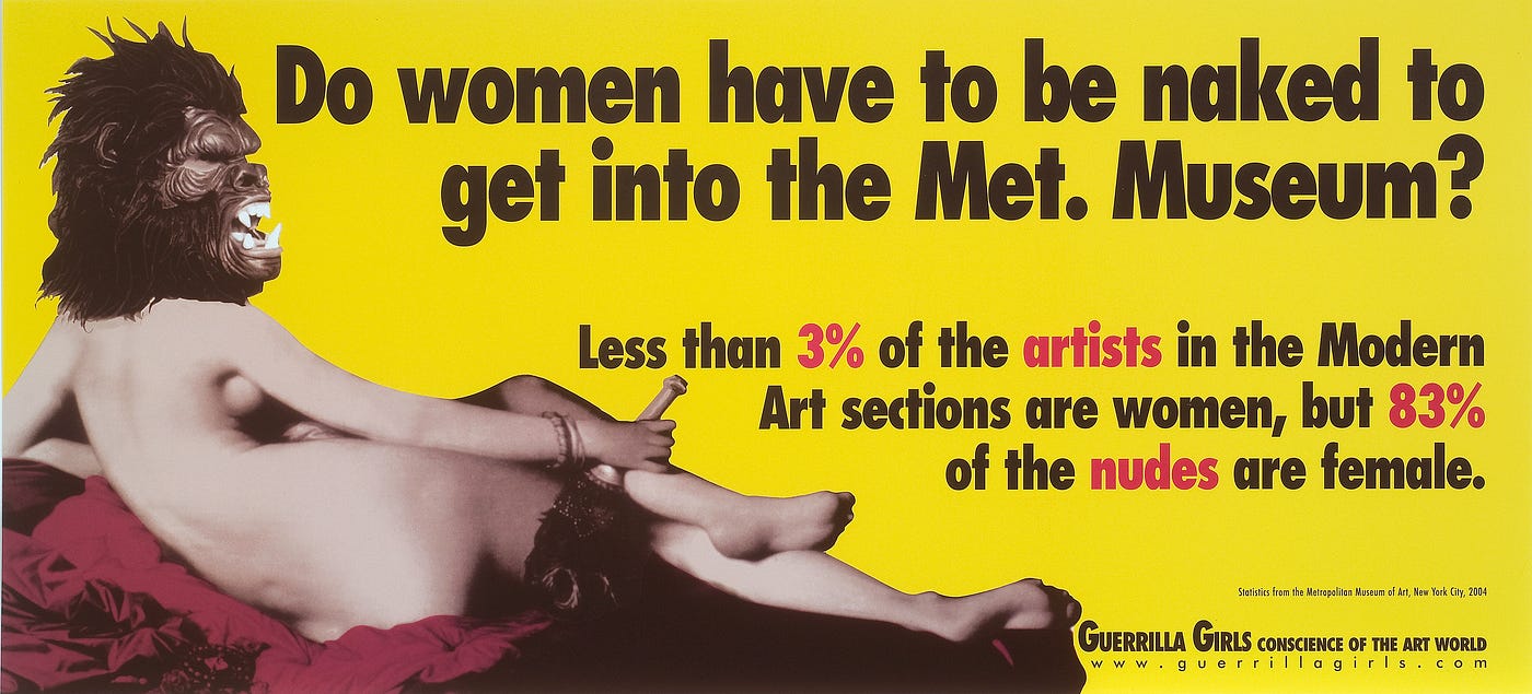 The Naked Truth. Art Museums and Women in the Arts | by Women in the Arts |  Medium