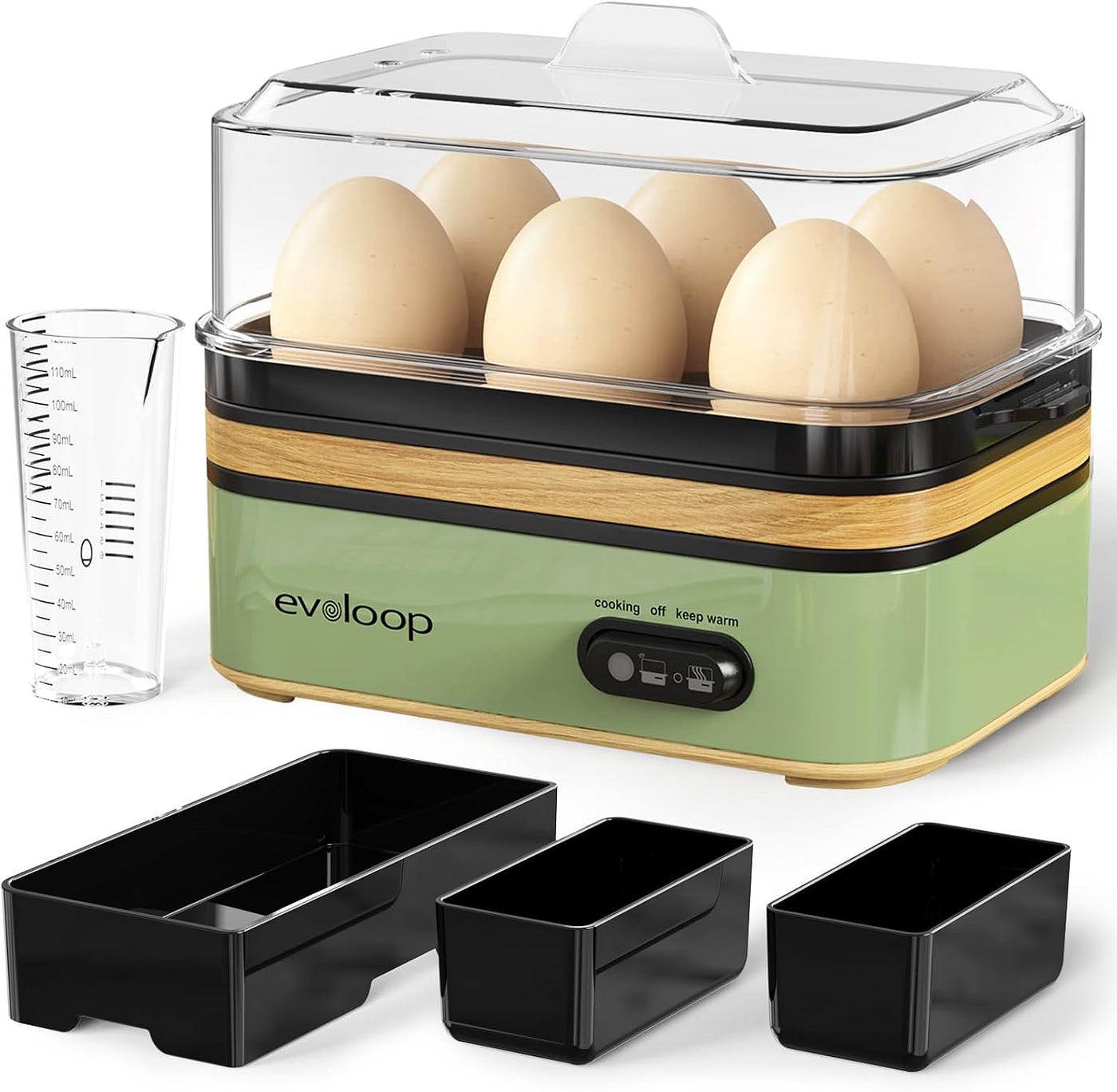 Rapid Egg Cooker: A Comprehensive Review of the 6-Egg Capacity, Soft to Hard Boiled, Poacher, and…