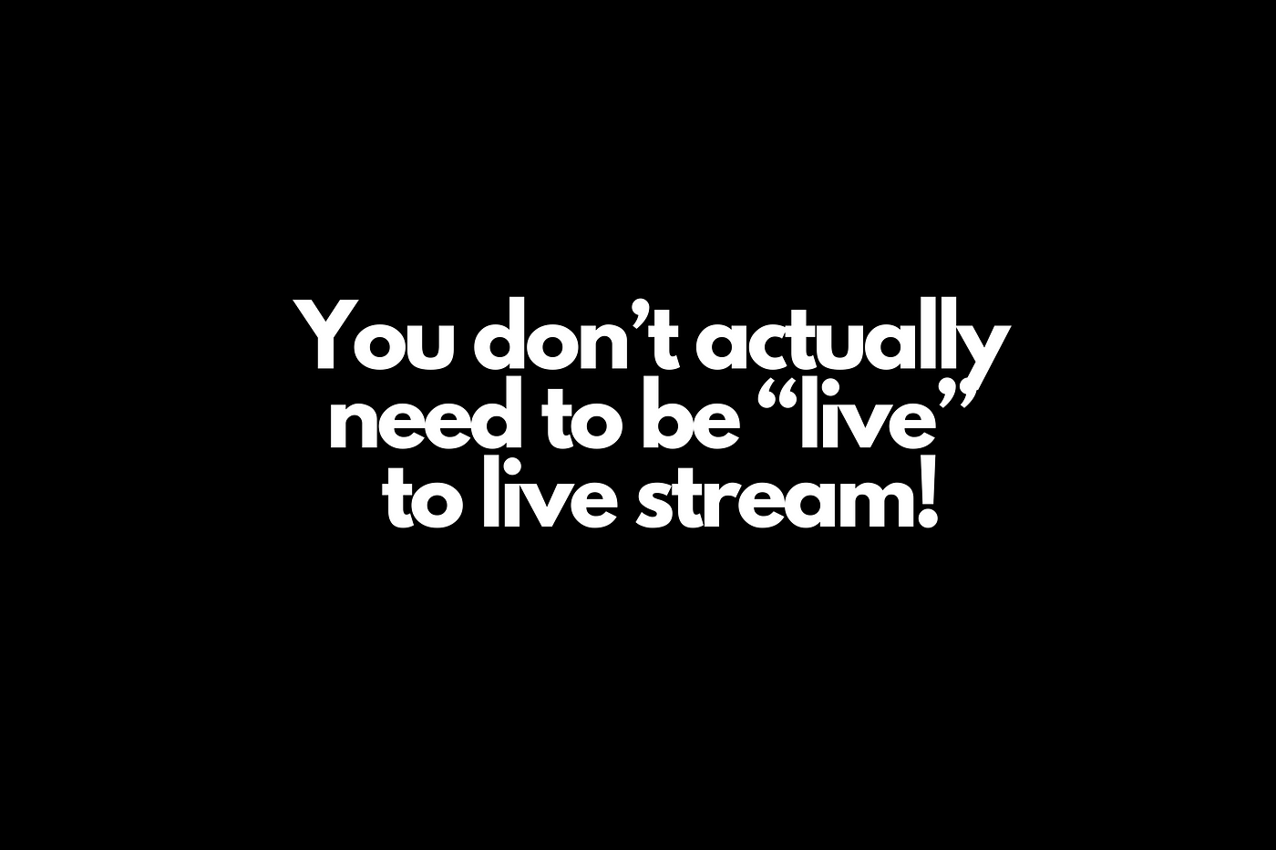 Own live online stream free