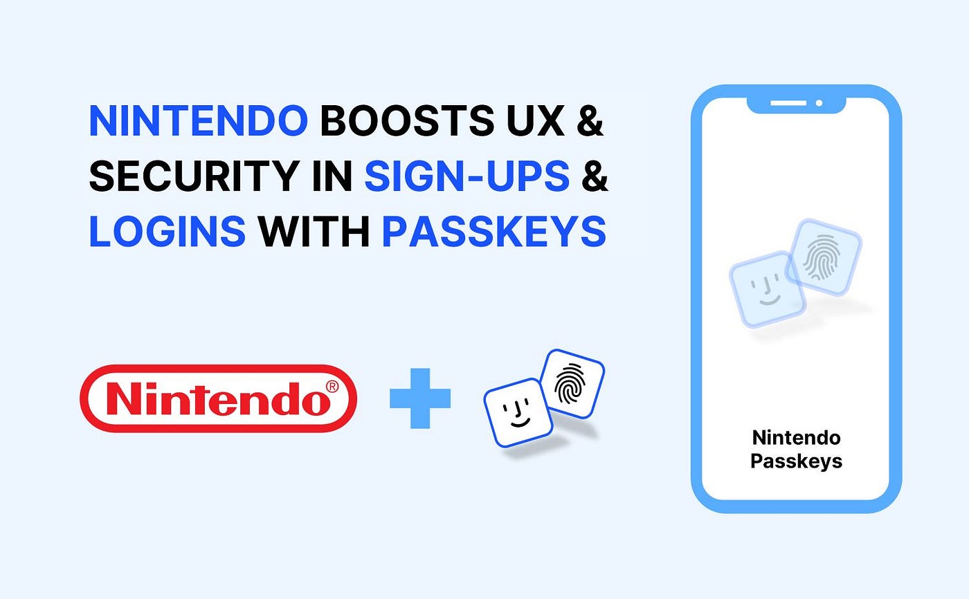 Nintendo brings passkeys to the world of gaming