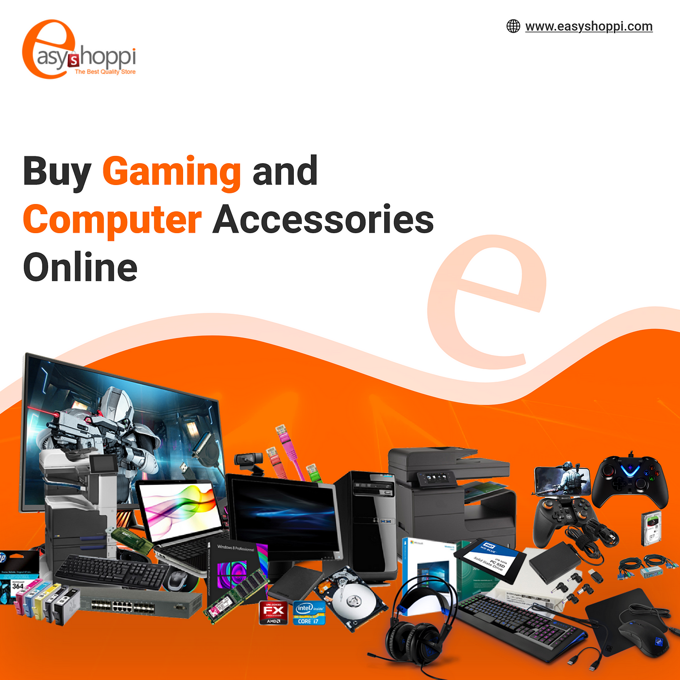 Affordable Gaming & Computer Accessories Online - Easy Shoppi - Medium