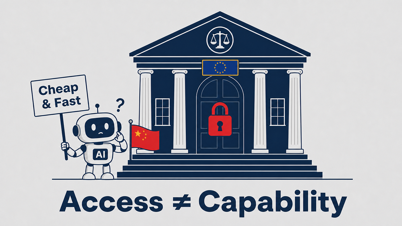 What is the real addressable market for Chinese models in the West? Beyond the POCs.