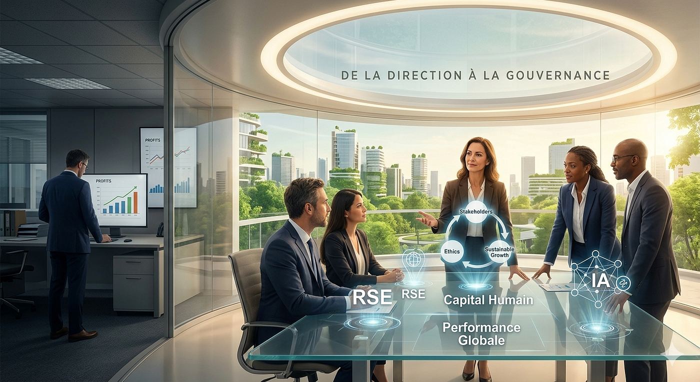 DE LA DIRECTION À LA GOUVERNANCE: VERS UN NOUVEAU MODÈLE DE PERFORMANCE DURABLE ET AUGMENTÉ