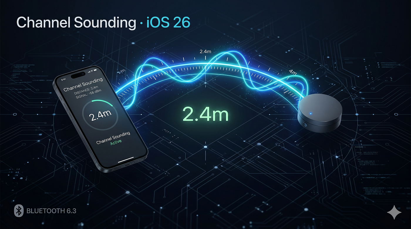 Channel Sounding Is Alive: iOS 26 Beta 2 Just Delivered the Bluetooth Distance Data Developers Have…