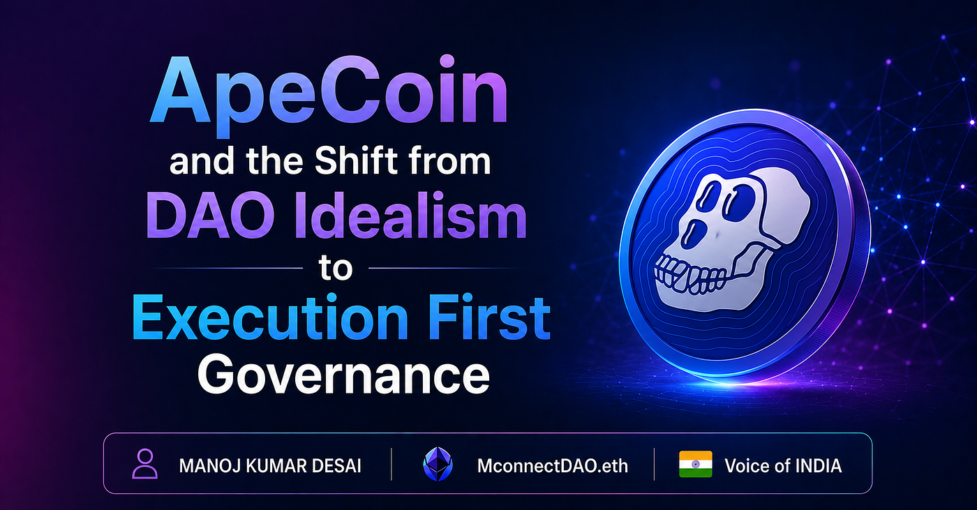 ApeCoin is becoming a powerful example of a wider Web3 trend: the move away from slow, vote heavy…
