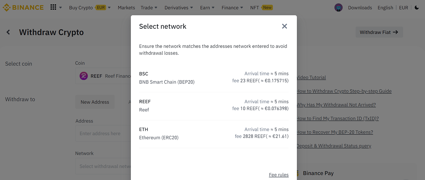 Reef now Fully Integrated into Binance | by Derek E. Silva | Reef | Medium