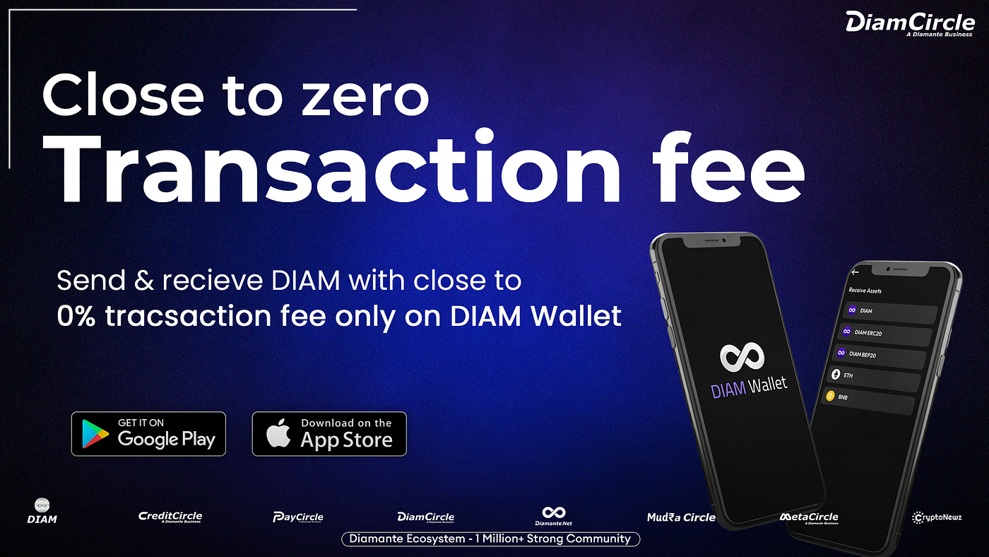 Send & Receive DIAM with 0% Fees - Download DIAM Wallet Now! | Medium