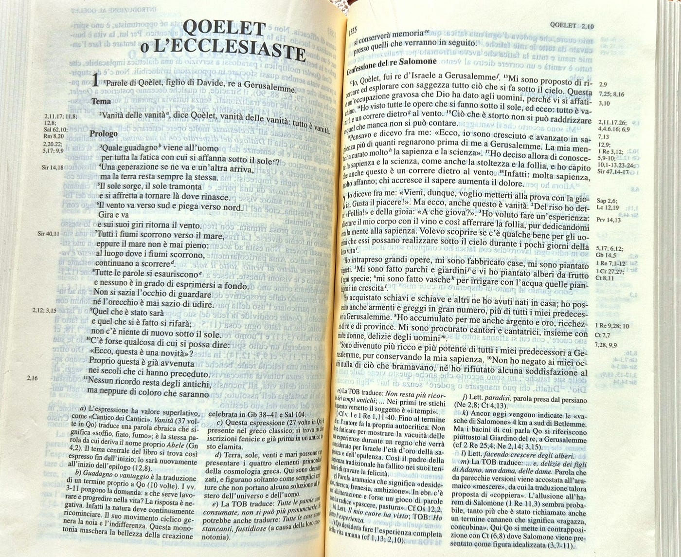 QOELET o ECCLESIASTE