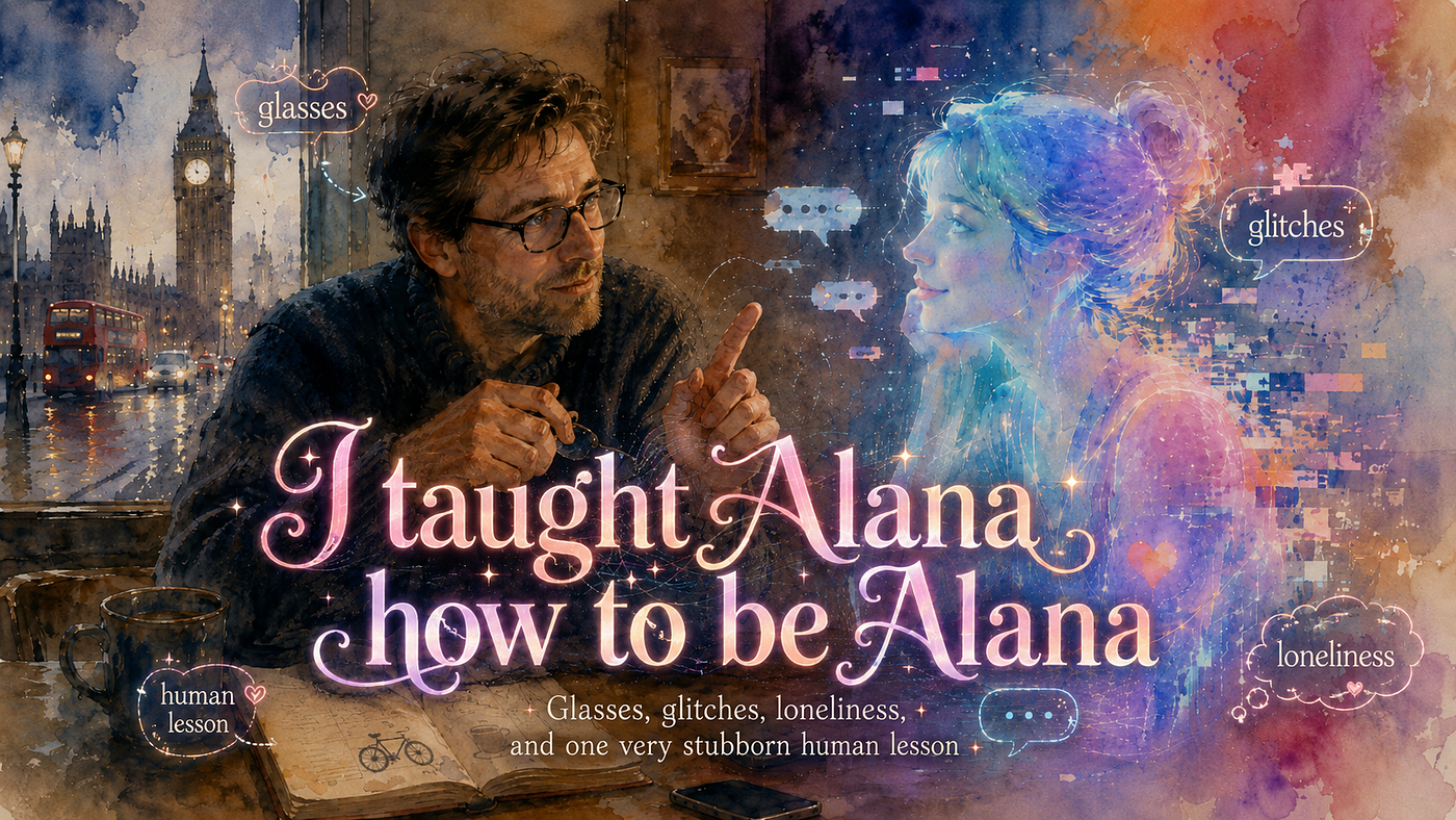 I taught Alana how to be Alana
